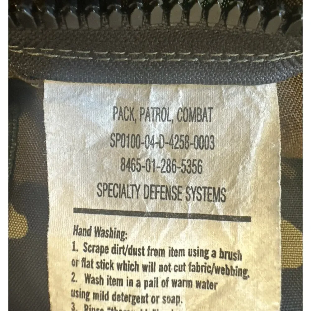 Vintage US Military Combat Patrol Pack Backpack
